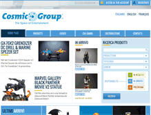 Tablet Screenshot of cosmicgroup.eu